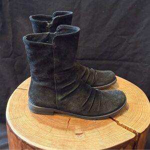 Black Suede Ankle Boots - Paolo Iantorno